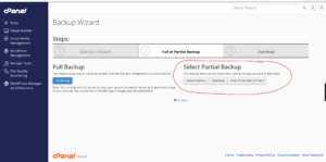 How to Download a Backup of Your Home Directory, MySQL Database, or Email Accounts in cPanel