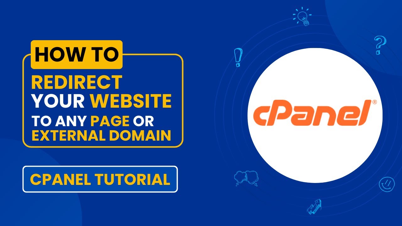 How to Redirect Your Website to Any Page or External Domain in cPanel
