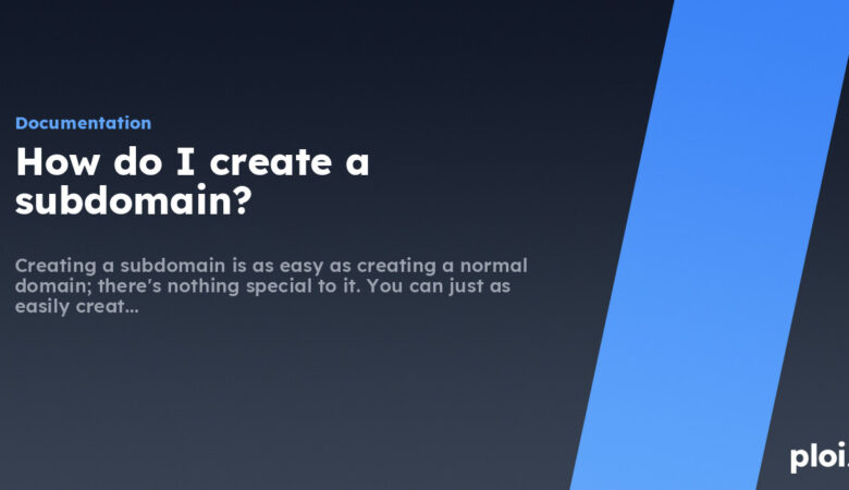 How to Create a Subdomain in cPanel