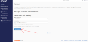 How to Generate and Download a Full Backup of Your cPanel Account