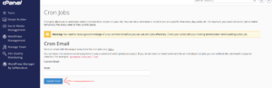 How to Update a Cron Job Email Address in cPanel