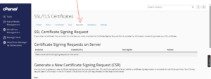 How to Remove a CSR Code in cPanel