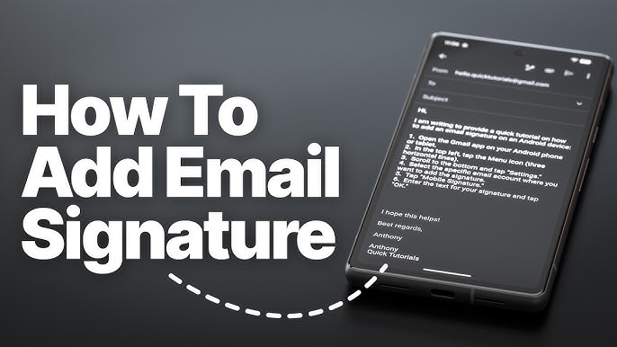 How to Set Up an Email Signature on Android