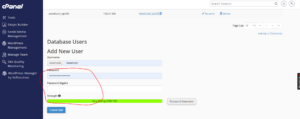 How to Create a Database User in cPanel
