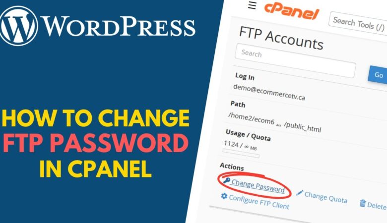 How to Change the Password of an FTP Account in cPanel