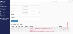 How to Edit or Delete a Cron Job in cPanel