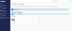 How to Change the Language of Your cPanel Account